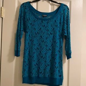 ⬛️⬛️ Express Women’s Lace 3/4 Sleeved Top (size S)